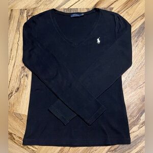 Polo Ralph Lauren Black Long Sleeve Women’s Size S